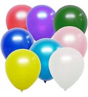12" Renkli Balon 100 lü