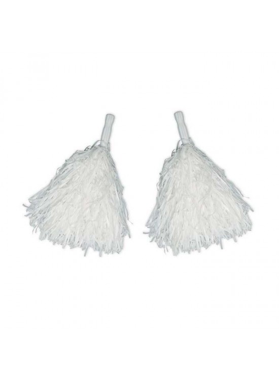 2 Li Gösteri Ponpon Beyaz 2 Li Gösteri Ponpon Beyaz