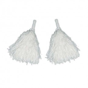 2 Li Gösteri Ponpon Beyaz