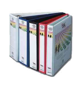 2K Sunum Klasörü Cepli 2 Halkalı 30 MM Siyah 03-2D-S