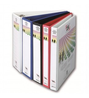 2K Sunum Klasörü Cepli 4 Halkalı 70 MM Kırmızı 07-4D-K