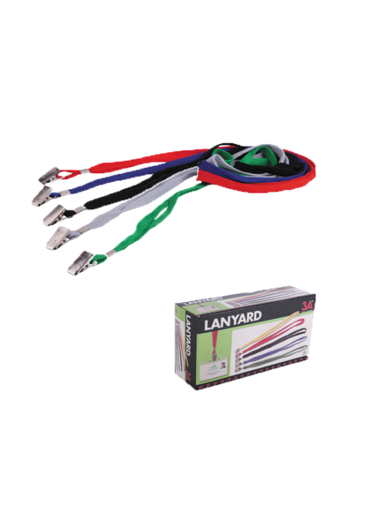 3A Kart Askı İpi Metal Klipsli Lacivert 854 (1 Adet)