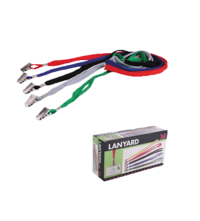 3A Kart Askı İpi Metal Klipsli Mavi 854 (1 Adet)