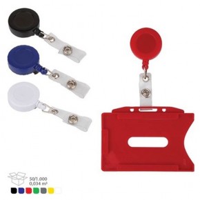 3A Yoyo Klipsli Plastik Yuvarlak Kırmızı 1429 (1 Adet)