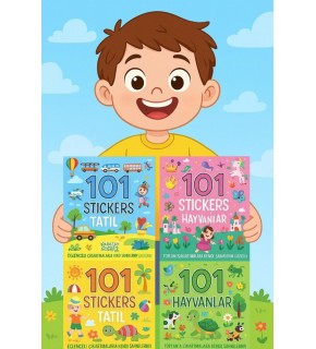 4E 101 Sticker Etkinlik Kitabı (1 Adet)