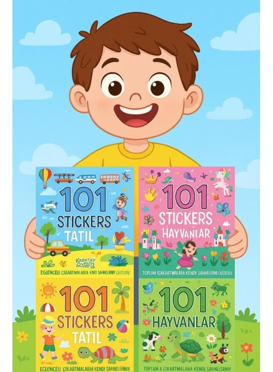 4E 101 Sticker Etkinlik Kitabı (1 Adet)