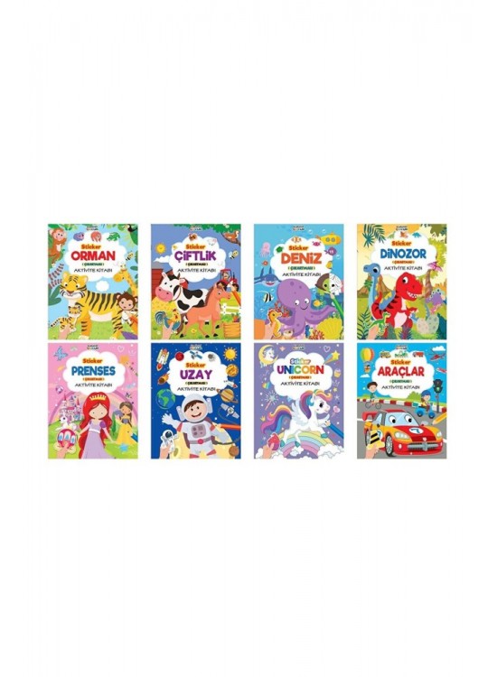4E 50 Sticker Aktivite Kitabı (1 Adet)