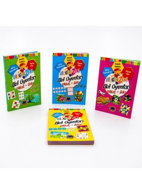 4E Bilgin Zeki İle Akıl Oyunları 4 LÜ Seri Karatay