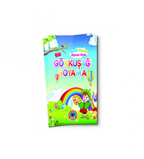 4E Boyama Kitabı Gökkuşağı Örnekli Renkli 128 Syf Karatay Yayınevi