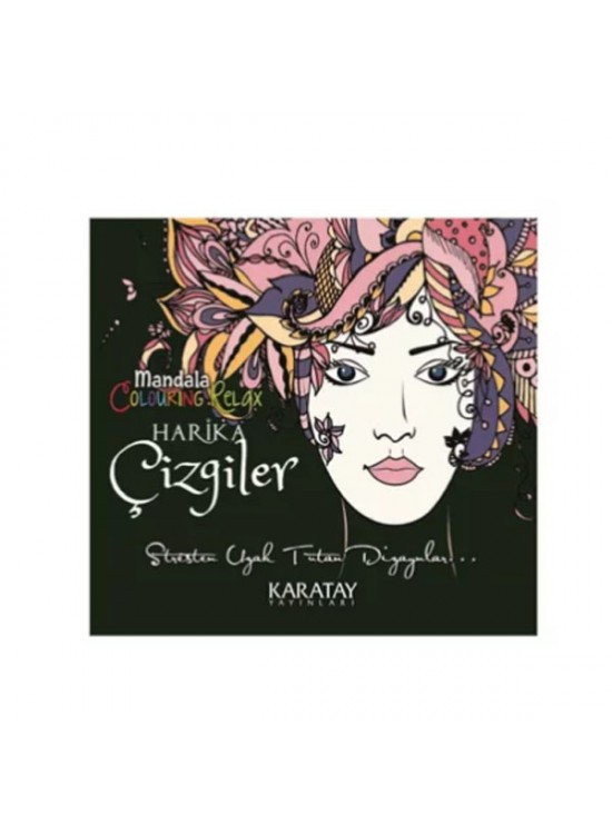 4E Boyama Kitabı Harika Çizgiler Mandala Karatay