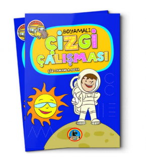 4E Boyama Kitabı Kalın Çizgi Çalışması-1 128 Syf Karatay Yayınevi