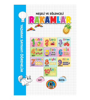 4E Boyama Kitabı Neşeli Ve Eğlenceli Rakamlar Karatay Yayınevi