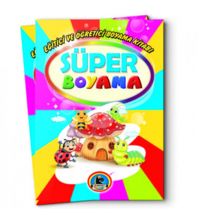 4E Boyama Kitabı Süper 128 Syf Karatay Yayınevi