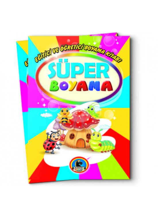 4E Boyama Kitabı Süper 128 Syf Karatay Yayınevi