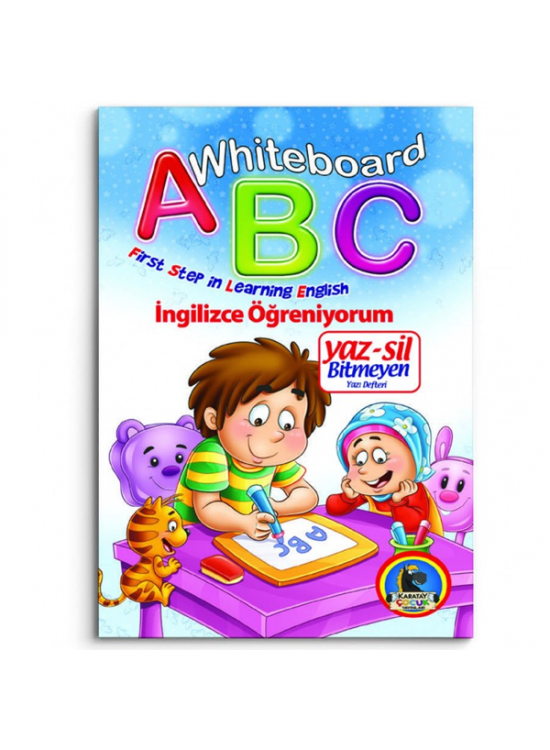 4E Defter Yaz-Sil Bitmeyen İngilizce Alfabeyi Öğreniyorum Karatay Yayınevi