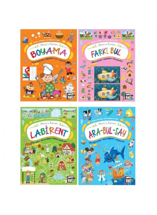 4E Macera Zamanı Boyama Kitabı (1 Adet) 4E Macera Zamanı Boyama Kitabı (1 Adet)