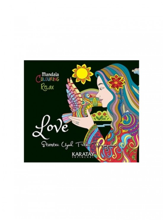 4E Mandala-love-coloring Relax