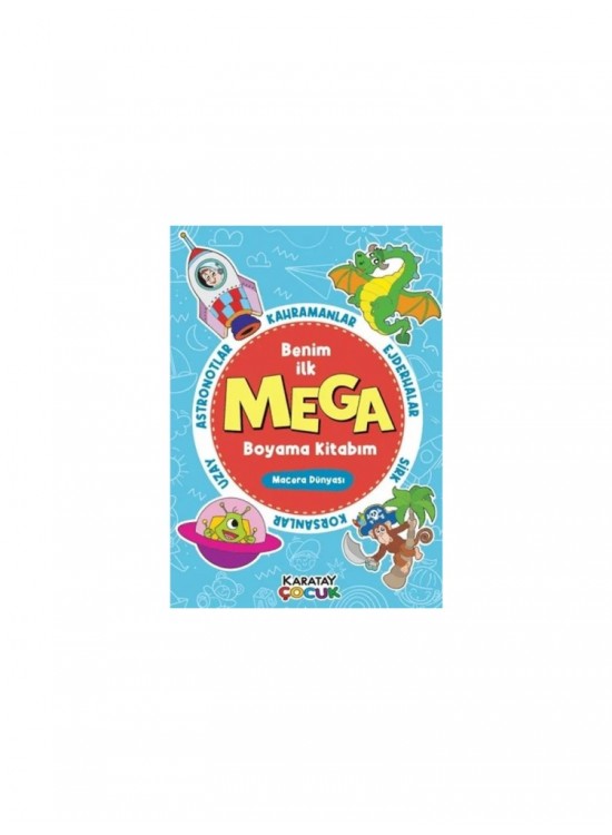 4E Mega Boyama- Macera Dünyası-128 Syf.