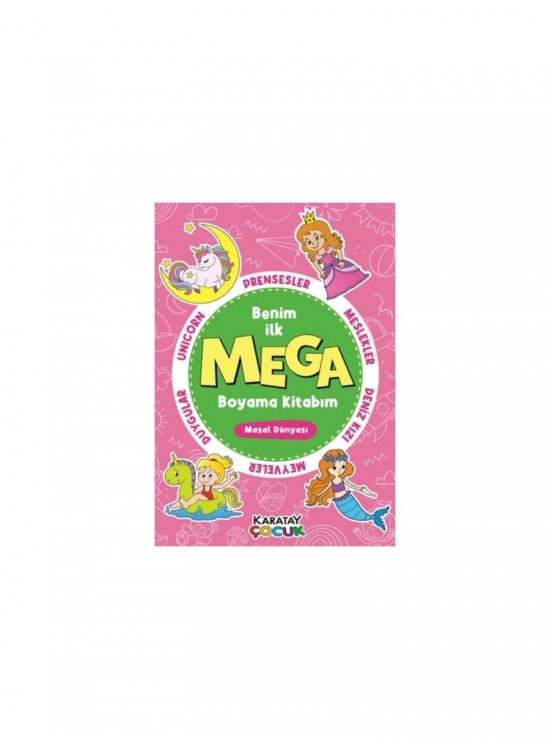 4E Mega Boyama- Masal Dünyası-128 Syf.