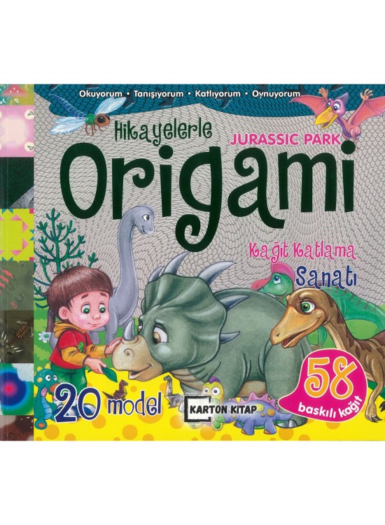 4E Origami Çocuklar İçin 4 Kitap-Set / Karton