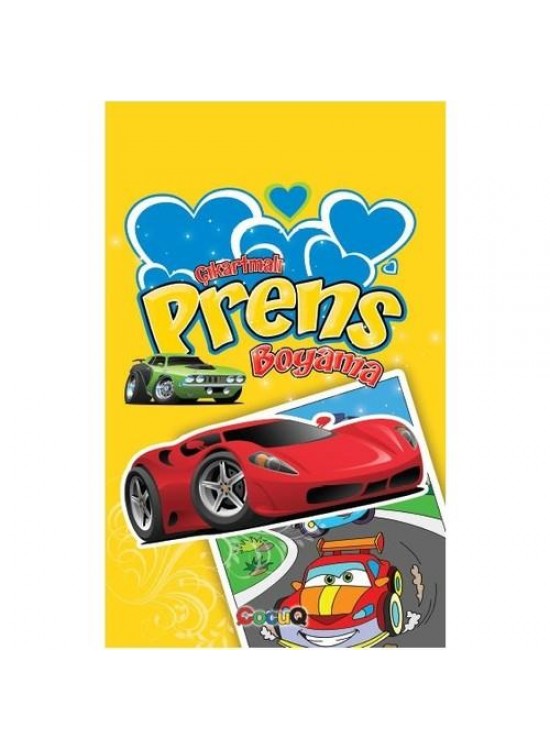 4E Prens Boyama Kitabı Stickerli 16 Syf Çocuq