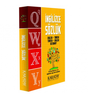 4E Sözlük İngilizce Büyük Karton Kapak Karatay Yayınevi