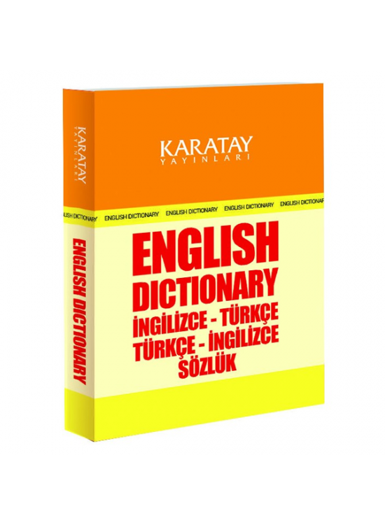 4E Sözlük İngilizce Karton Kapak 1.Hamur Karatay Yayınevi