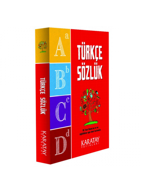 4E Sözlük Türkçe Karton Kapak 1.Hamur Karatay Yayınevi