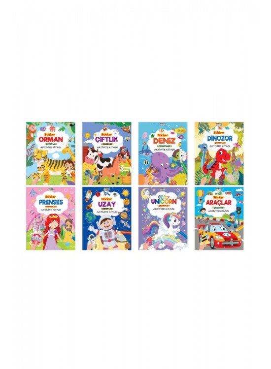 4E Sticker Çıkartmalı Aktivite Kitabı (1 Adet) 4E Sticker Çıkartmalı Aktivite Kitabı (1 Adet)