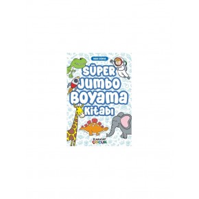 4E Süper Jumbo Boyama Kitabı- Mavi Dünya-128 Syf.