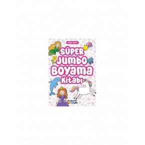 4E Süper Jumbo Boyama Kitabı- Pembe Dünya-128 Syf.