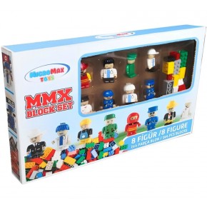 8 Figürlü 144 Parça Blok Set