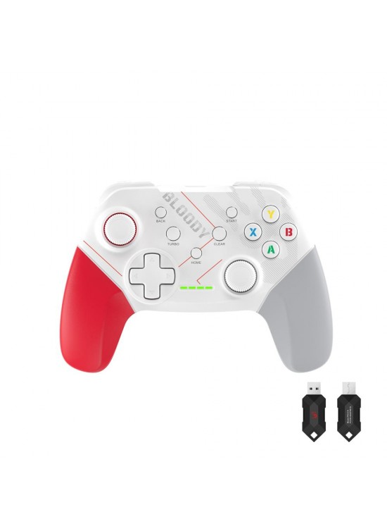 A4 Tech Bloody Gpw50 2.4Ghz Kablosuz&Usb Pc Android Ps3 Sports White Beyaz GamePad A4 Tech Bloody Gpw50 2.4Ghz Kablosuz&Usb Pc Android Ps3 Sports White Beyaz GamePad