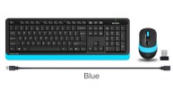 A4 Tech Fg1010 2.4G Mavi Q Fn-Mm Klv+Optik Mouse Set