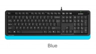 A4 Tech Fk10 Q Usb Fsytyler Mavi Tr Fn-Multimedya Klavye