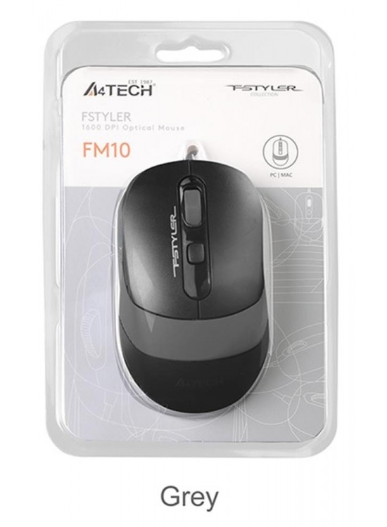 A4 Tech Fm10 Usb Fstyler Gri Optik 1600 Dpı Mouse A4 Tech Fm10 Usb Fstyler Gri Optik 1600 Dpı Mouse