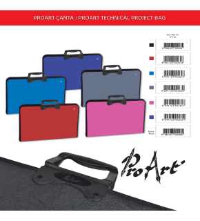 Abka Teknik Resim Çantası Art College 37x54 Proart Mor