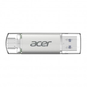 Acer 128GB USB 3.2 UT300-128GB USB-A+USB-C Çift Taraflı Metal Flash Bellek