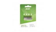 Acer 512GB USB3.2 UM310-512GB Metal Flash Bellek (120-100 MB-s) Okuma-Yazma