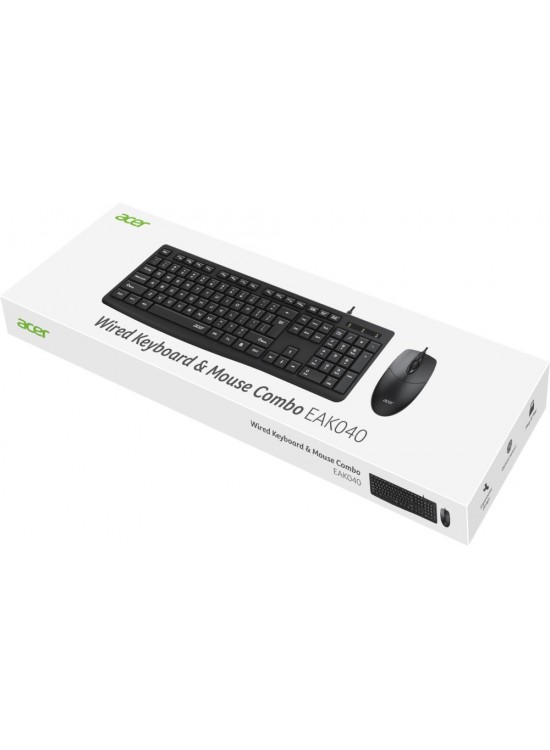 ACER EAK040 BKL Kablolu Klavye+ Mouse set