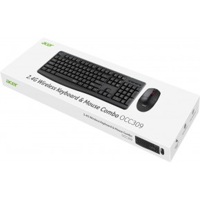 ACER OCC309 BK 2.4 Ghz Kablosuz Klavye+ Mouse set (10mt) ( Num-Lock Tuşu )