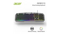 Acer OKW213 Siyah RGB Rainbow Backlit Gaming Keyboard Rainbow (Kablo Uzunluğu 1,5mt) Acer OKW213 Siyah RGB Rainbow Backlit Gaming Keyboard Rainbow (Kablo Uzunluğu 1,5mt)