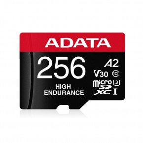 Adata 256 GB High Endurance microSDXC 4K U3 V30 A2 Hafıza Kartı
