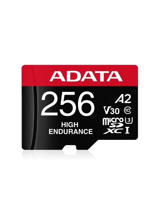 Adata 256 GB High Endurance microSDXC 4K U3 V30 A2 Hafıza Kartı Adata 256 GB High Endurance microSDXC 4K U3 V30 A2 Hafıza Kartı