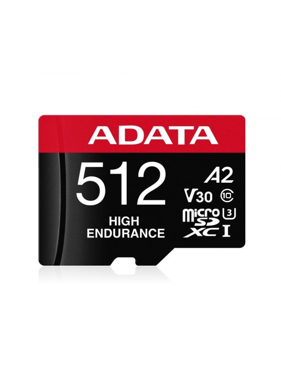Adata 512 GB High Endurance microSDXC 4K U3 V30 A2 Hafıza Kartı