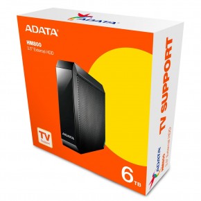 Adata 6Tb HM800 3.5" Usb 3.2 Gen1 (max.5Gbps) Siyah Harici Harddisk