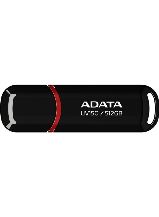 ADATA UV150-512GB USB3.2 Gen1 Black Flash Bellek ADATA UV150-512GB USB3.2 Gen1 Black Flash Bellek