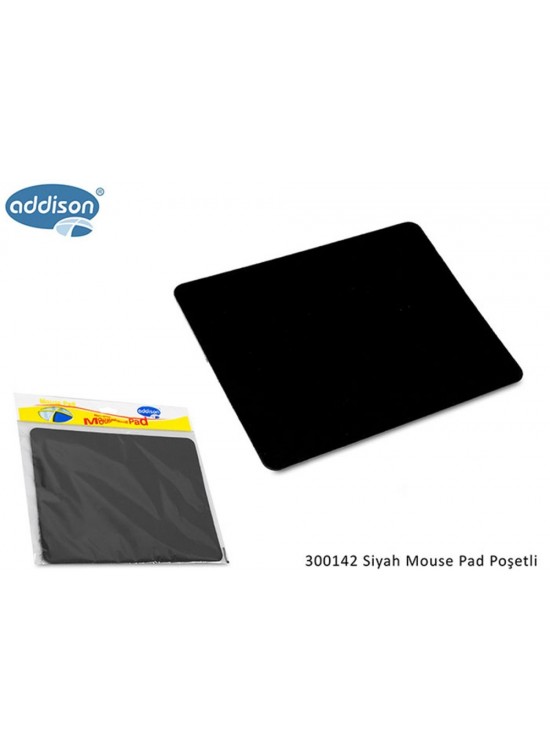 Addison 300142 Siyah Mouse Pad Poşetli Addison 300142 Siyah Mouse Pad Poşetli