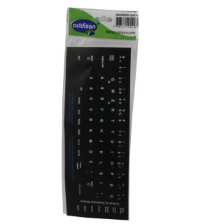 Addison 300161 Türkçe q Siyah Klavye Stıker
