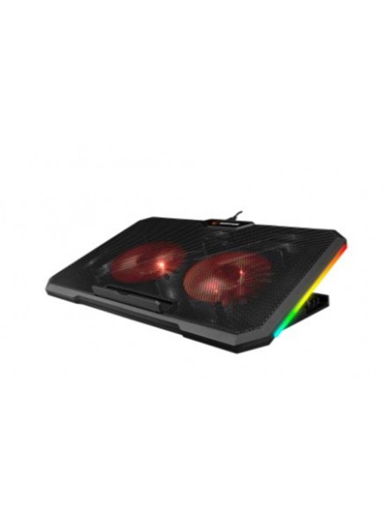 Addison Rampage AD-RC12 CLAW Siyah 2 Fan 2 USB RGB Işıklı 15"-17" Notebook Soğutucu Stand Addison Rampage AD-RC12 CLAW Siyah 2 Fan 2 USB RGB Işıklı 15"-17" Notebook Soğutucu Stand
